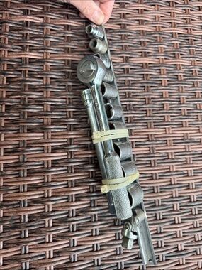 Vtg SK USA Chrome Socket Set with 3/8” Extension Universal